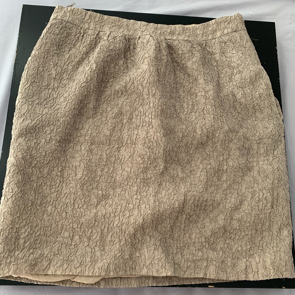Gold Moschino Pencil Skirt